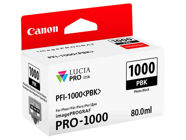 Original Canon 0546C001 / PFI1000PBK Tintenpatrone schwarz hell